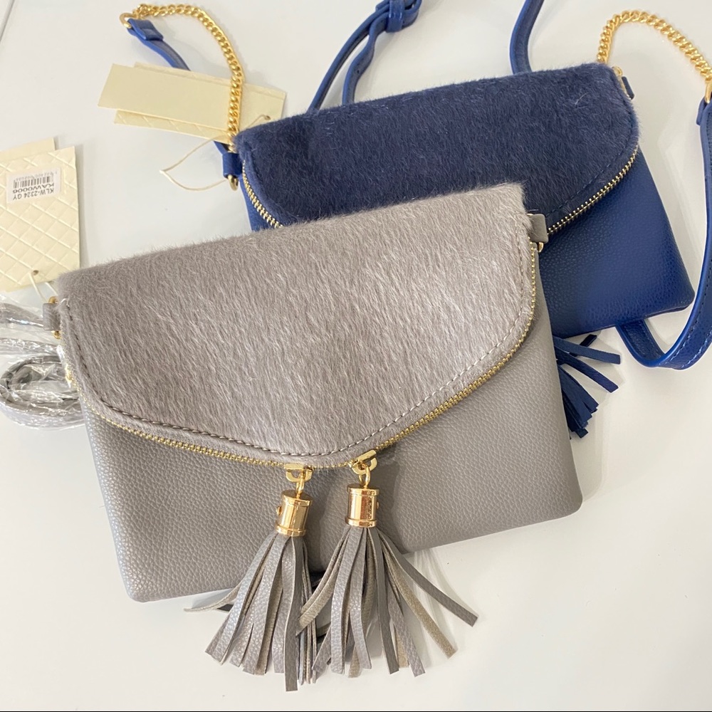 Kayla & Ava Vegan Leather Envelope Crossbody